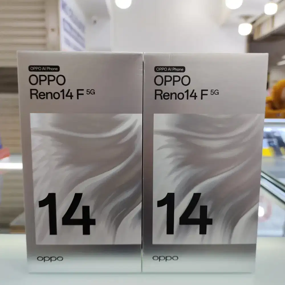 Oppo Reno 14F 5G ram 8gb+8gb/256gb baru garansi resmi harga Promo