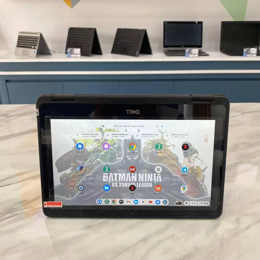 [D25] Laptop 2in 1 editing playstore 4gb ssd 12inch