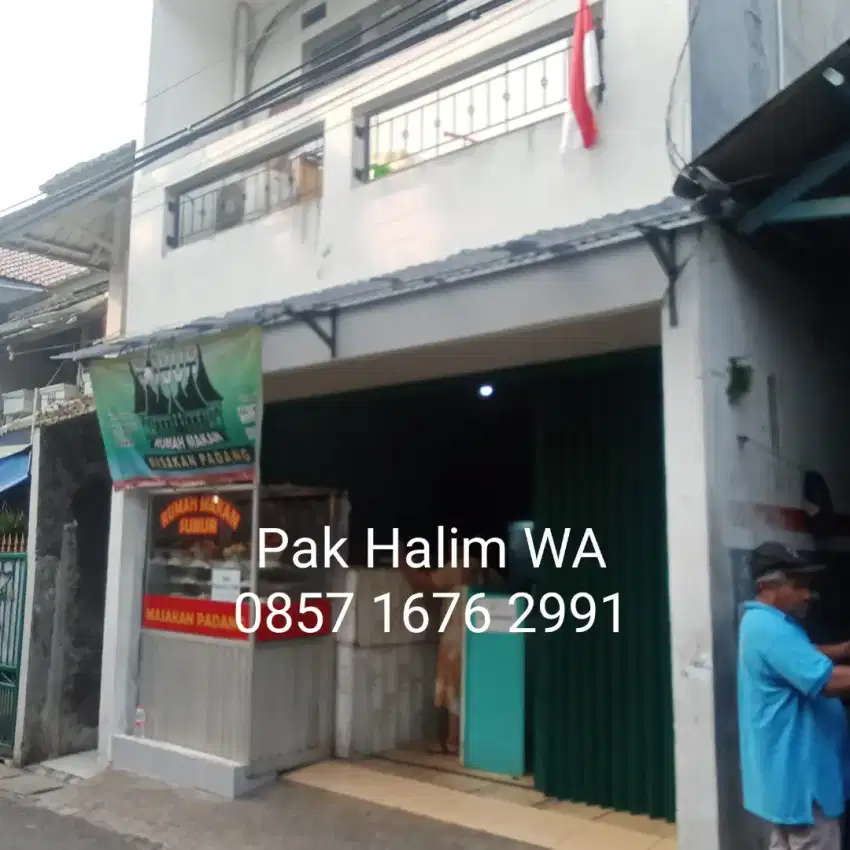 Rumah + kios + 3pintu petakan shm BU di   Pd Pinang Jaksel