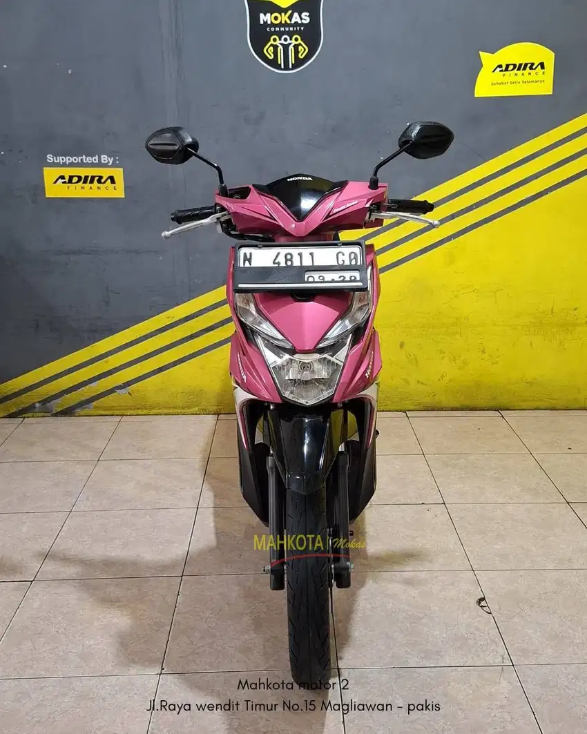 BEAT CBS ISS MAGENTA 2018 CASH KREDIT BISA TANGAN PERTAMA SIAP KIRIM