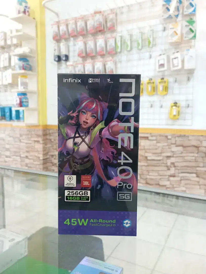 HP INFINIX NOTE 40 PRO 5G 8/256 + GARANSI 100%