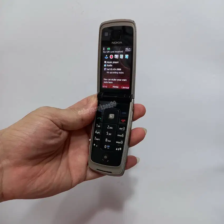 Nokia 6600 Fold Hape Jadul 6600f Second Handphone Vintage Baterai Ori