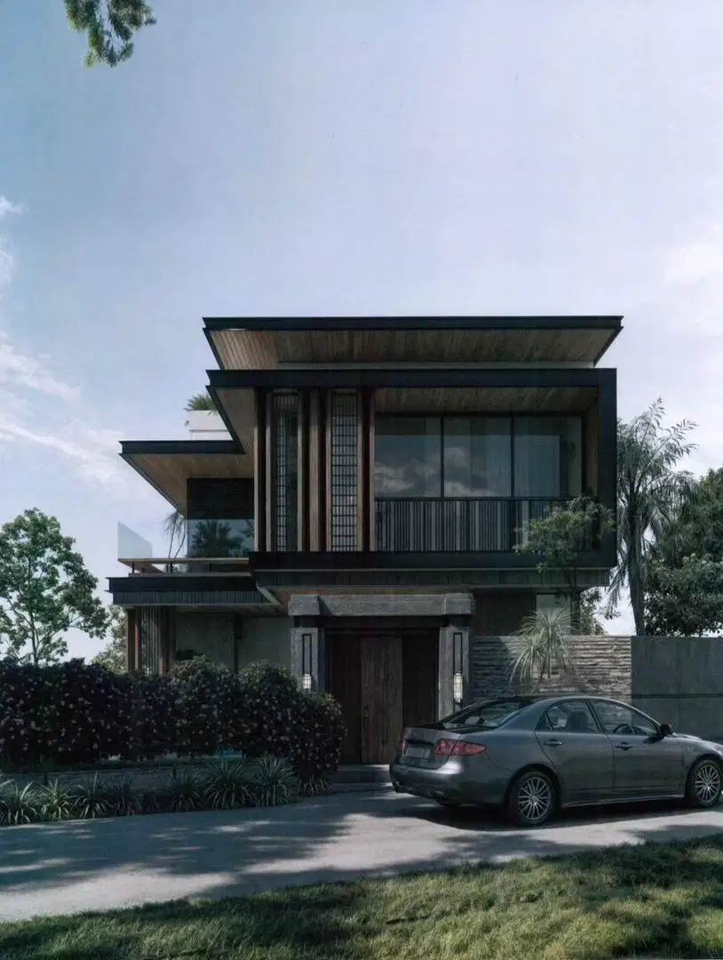 Villa Mewah di Ungasan Design Offplan progress villa sudah 50%