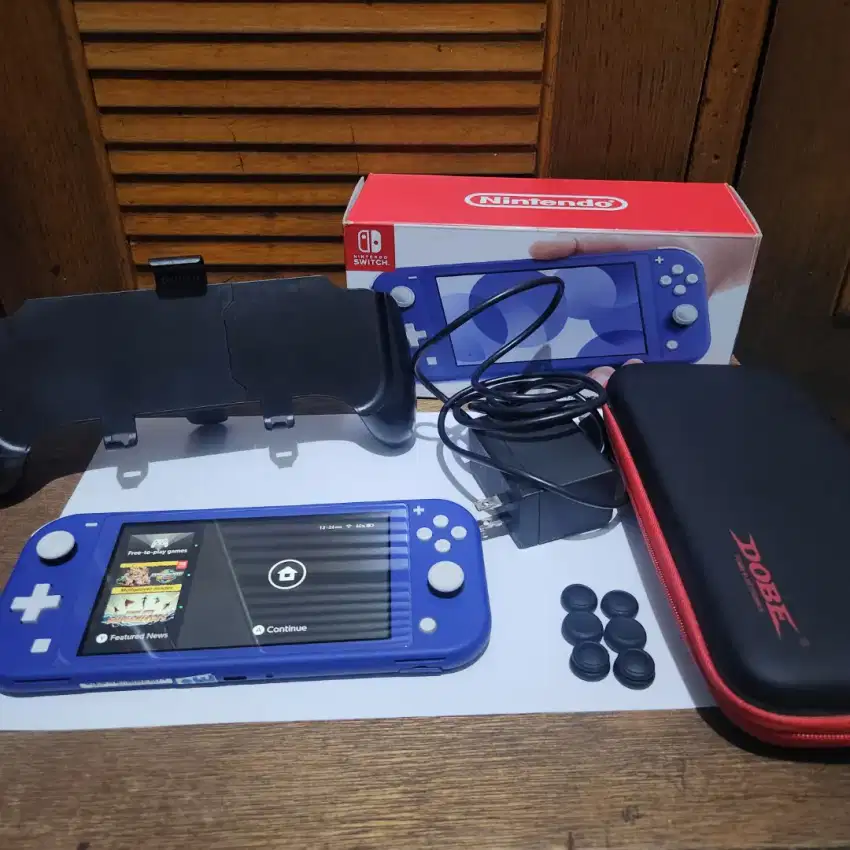 Nintendo Switch Lite Dark Blue Fullset Second