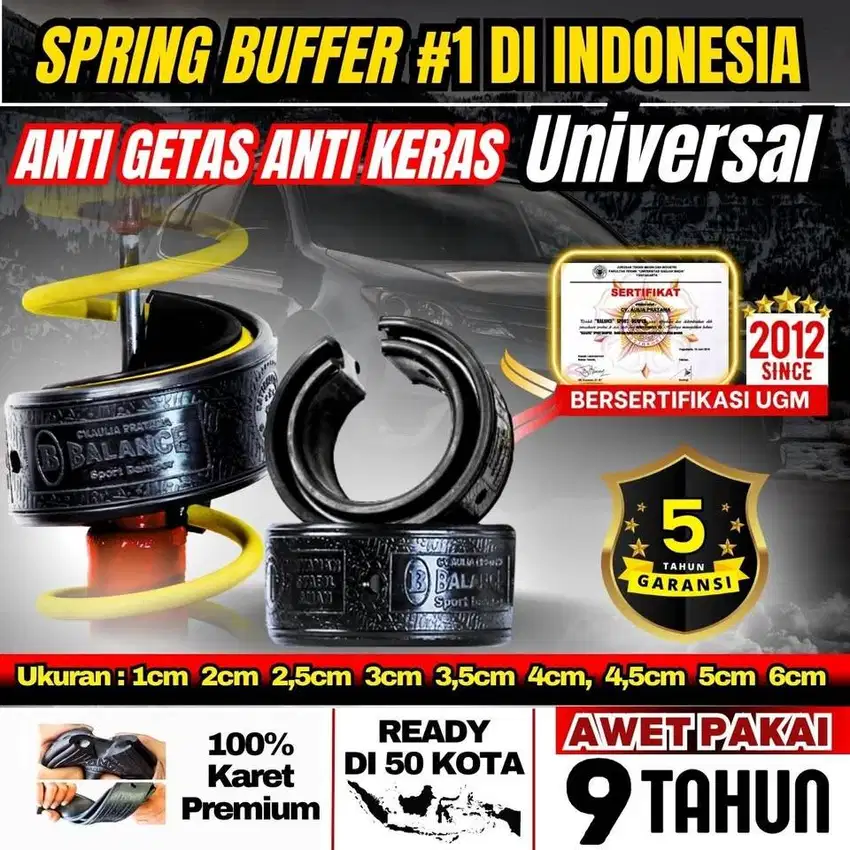 STABIL di tikungan, nyaman di jalan berlubang dg BALANCE DAMPER