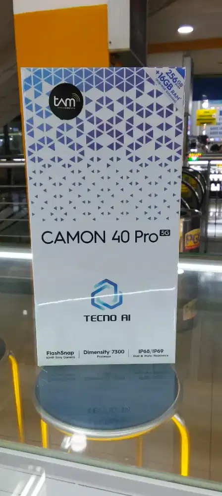 Tecno Camon 40 pro 5G 8/256gb / sudah 5G layar lengkung