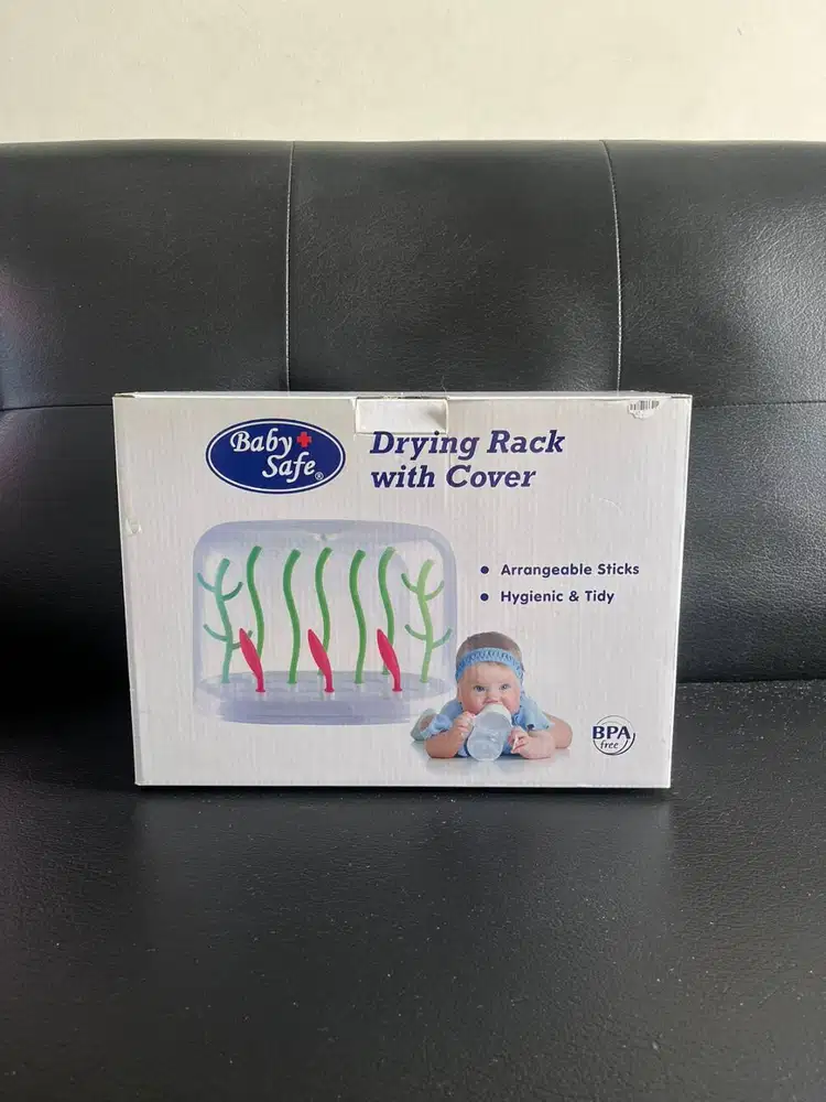 BabySafe Drying Rack with Cover Mulus, Jarang Pakai!