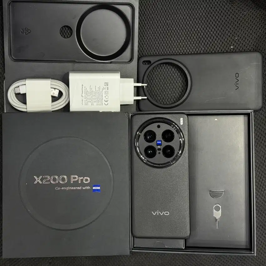 vivo x200 pro 16 / 512gb fullset ori garansi on 2026 mulus like new