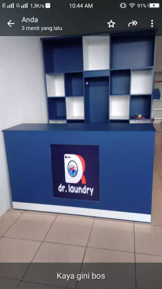 Lemari laondry minimalis