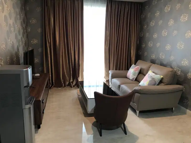 Disewakan Apartment Goldcoast 51 m2 KT 1 Full Furnish