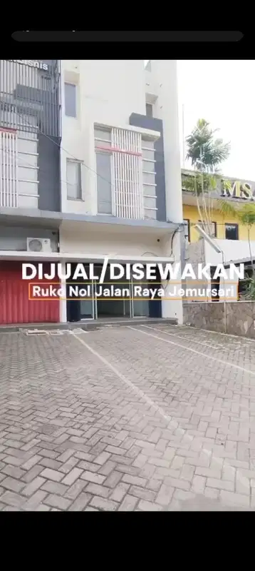 RUKO NOL JALAN RAYA JEMURSARI DKT TENGGILIS, PLAZA MARINA