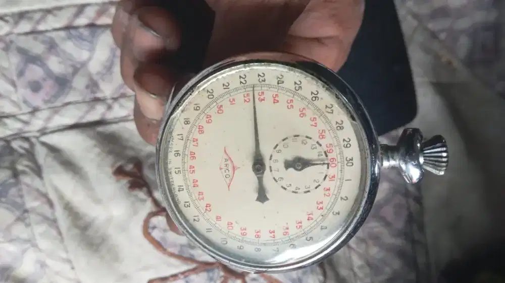 Arco stopwatch vintage jadul off harga net pas tidak nego