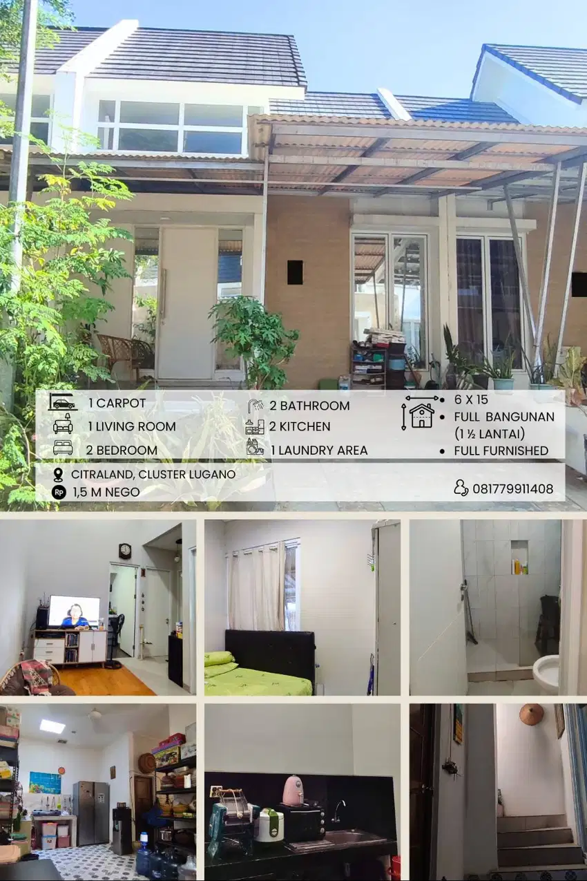 Jual Rumah di CitraLand Palembang