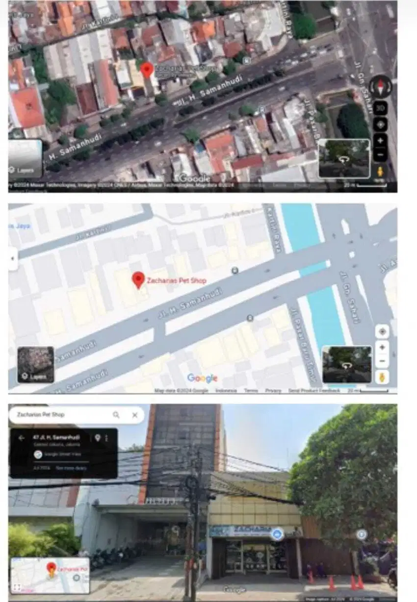 Ruko AREA JL. SAMANHUDI - JL. KARTINI Jakarta Pusat