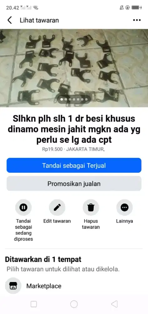 Slhkn plh slh 1 dr besi khusus dinamo mesin jahit murah sj cpt