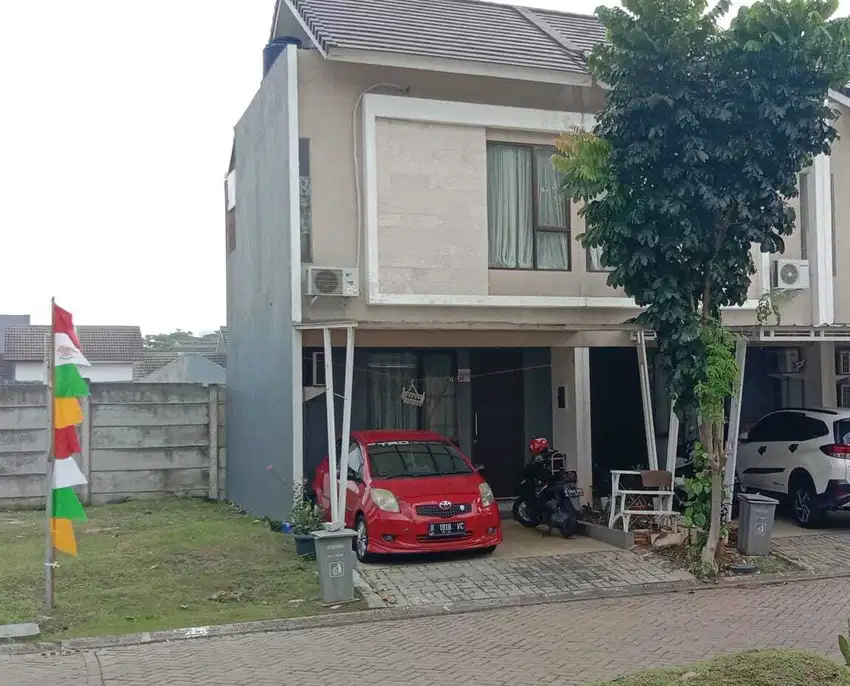 Jual rumah 2 lantai graha raya fortune letak strategis termurah shm