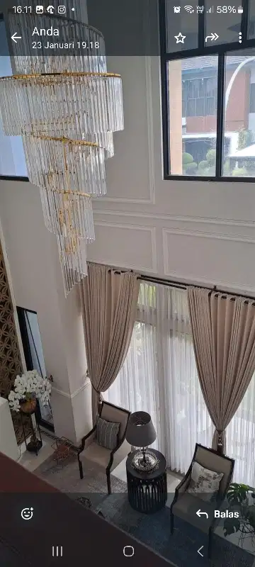 Dijua Cepat rumah mewah furnish cluster baru Kota Wisata Cibubur