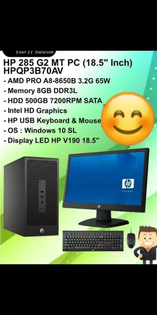 Hp 285 G2 MT PC