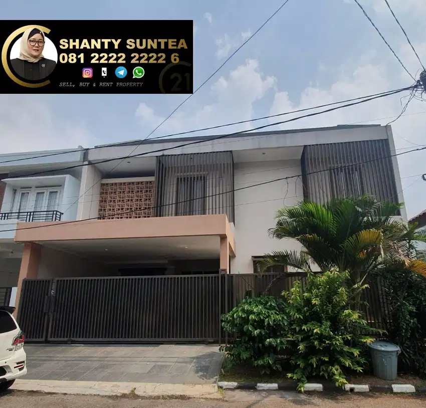 Rumah Siap Huni 2 Lantai Harga Bisa Nego di Maleo Bintaro Jaya GB14907