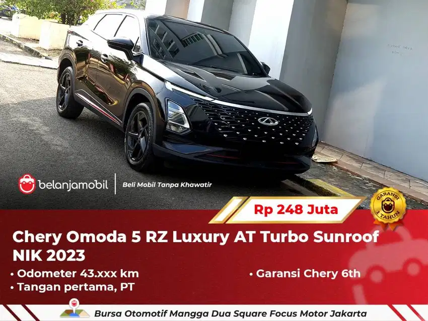 [ BERGARANSI ] Chery Omoda 5 RZ Luxury AT Turbo Sunroof 2023/2024