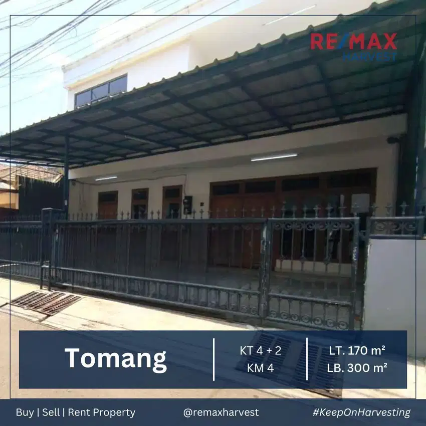 Dijual Murah Rumah Konsep TownHouse lebar 10 meter Tomang Jakbar