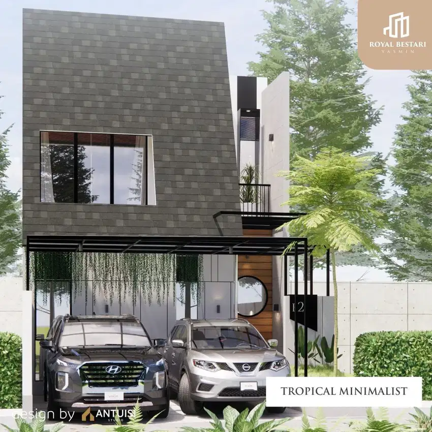 Jual Rumah di Taman Yasmin Jalan Baru Bogor Desain Tropical
