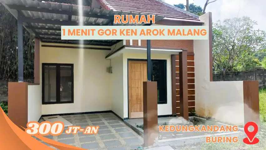 Rumah SHM Lokasi Strategis Tengah Kota Malang