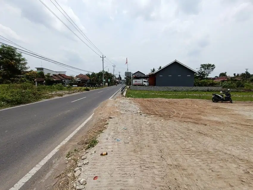 300 Jutaan! Tepi Jalan Aspal Godean Tanah Murah Jogja!