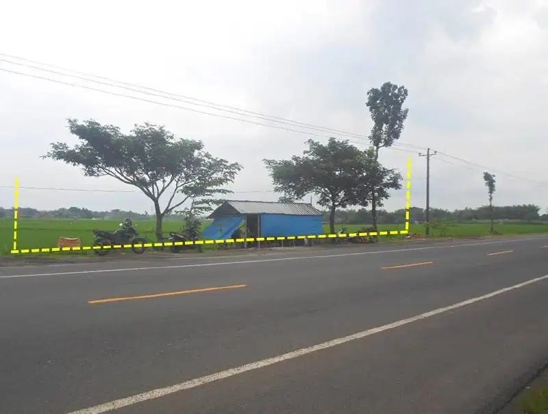 Tanah Murah area Industri Pinggir Jln Raya Sambung Macan Sragen
