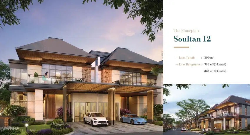 Rumah Soultan Island 2 Lantai 12x25 di Summarecon Bekasi