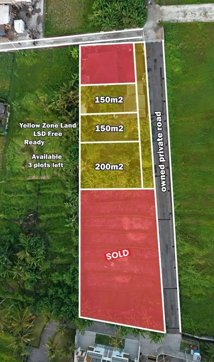 Tanah Plot Kecil Dekat Pantai Nyanyi