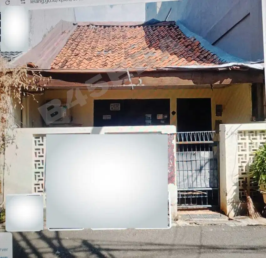 Dijual Via Lelang Rumah di Kelurahan Cipinang Kec. Pulo Gadung JakTim