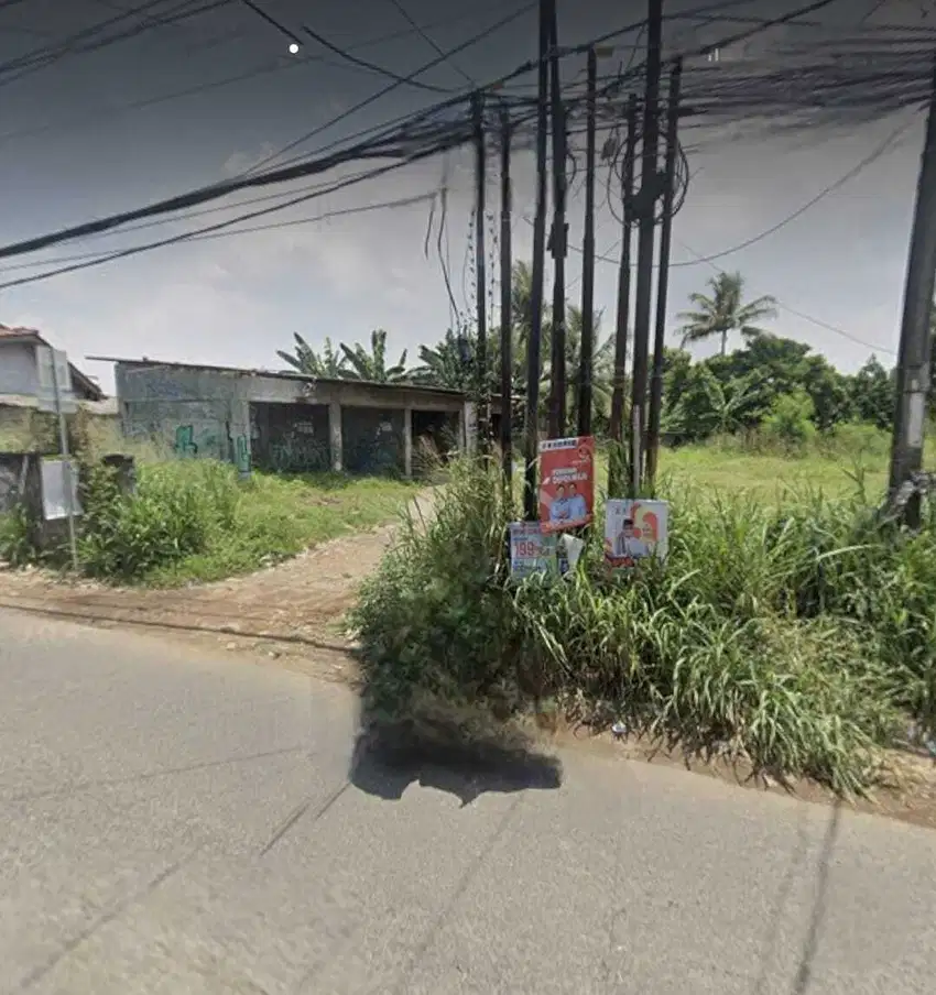 Dijual tanah Pinggir Jalan Raya harga per/m di Tapos Depok