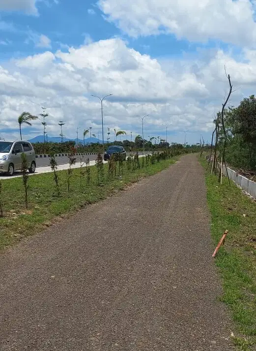 Tanah bypass Bandara Internasional Lombok menuju Mandalika