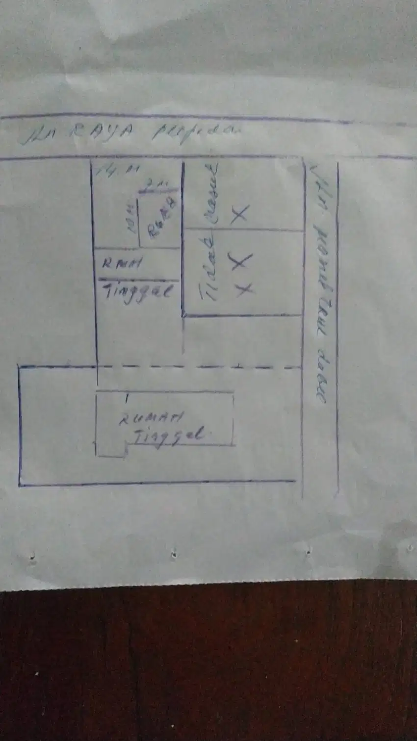 dijual tanah Jln raya perepedan