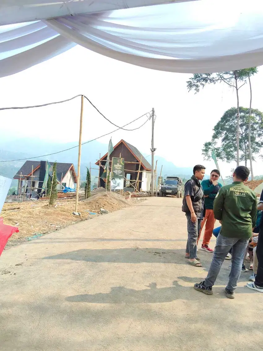 Jual murah kavling siap bangun SHM di jalur puncak 2 view indah