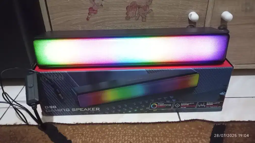 Soundbar Gamen RGB Ner 80rb