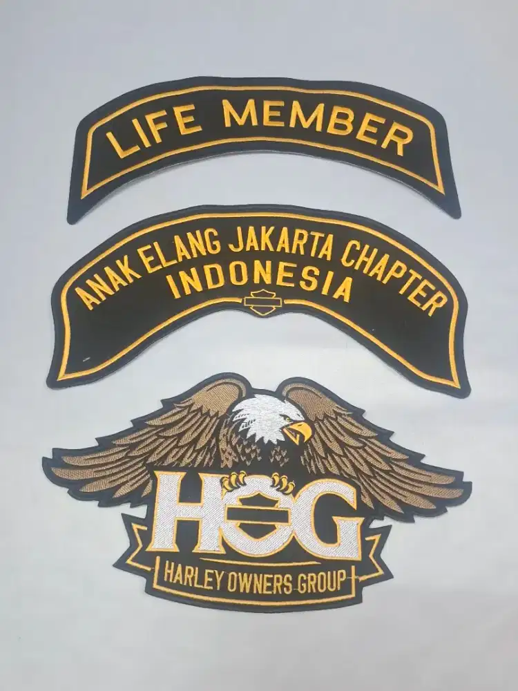 Emblem bordir HD untuk baju / jaket