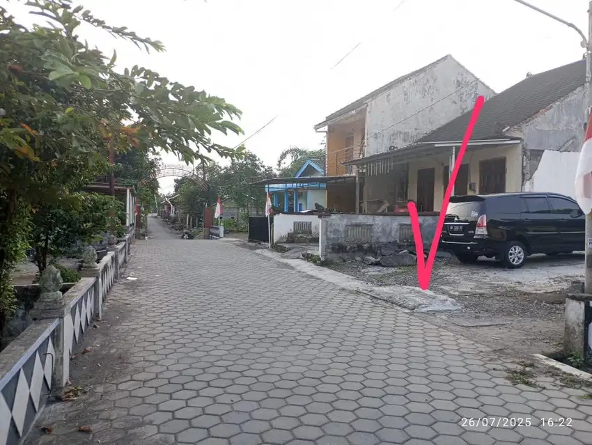 Dijual Murah Tanah Strategis belakang SCH Utara Masjid Suciati Sleman