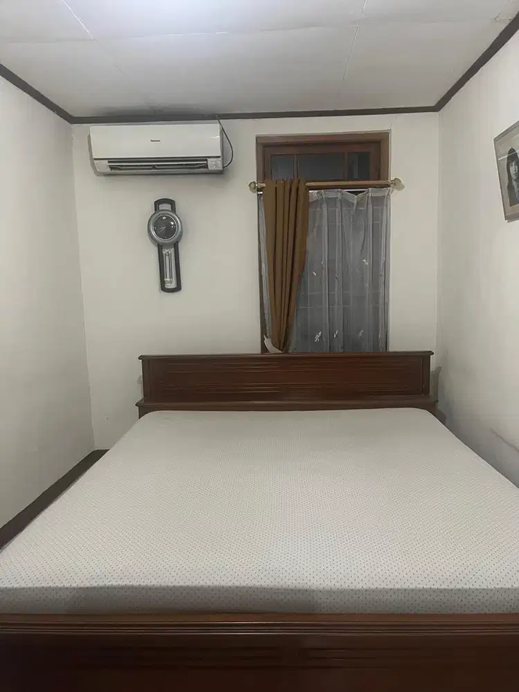 Dipan Tempat Tidur Jati  + Spring Bed