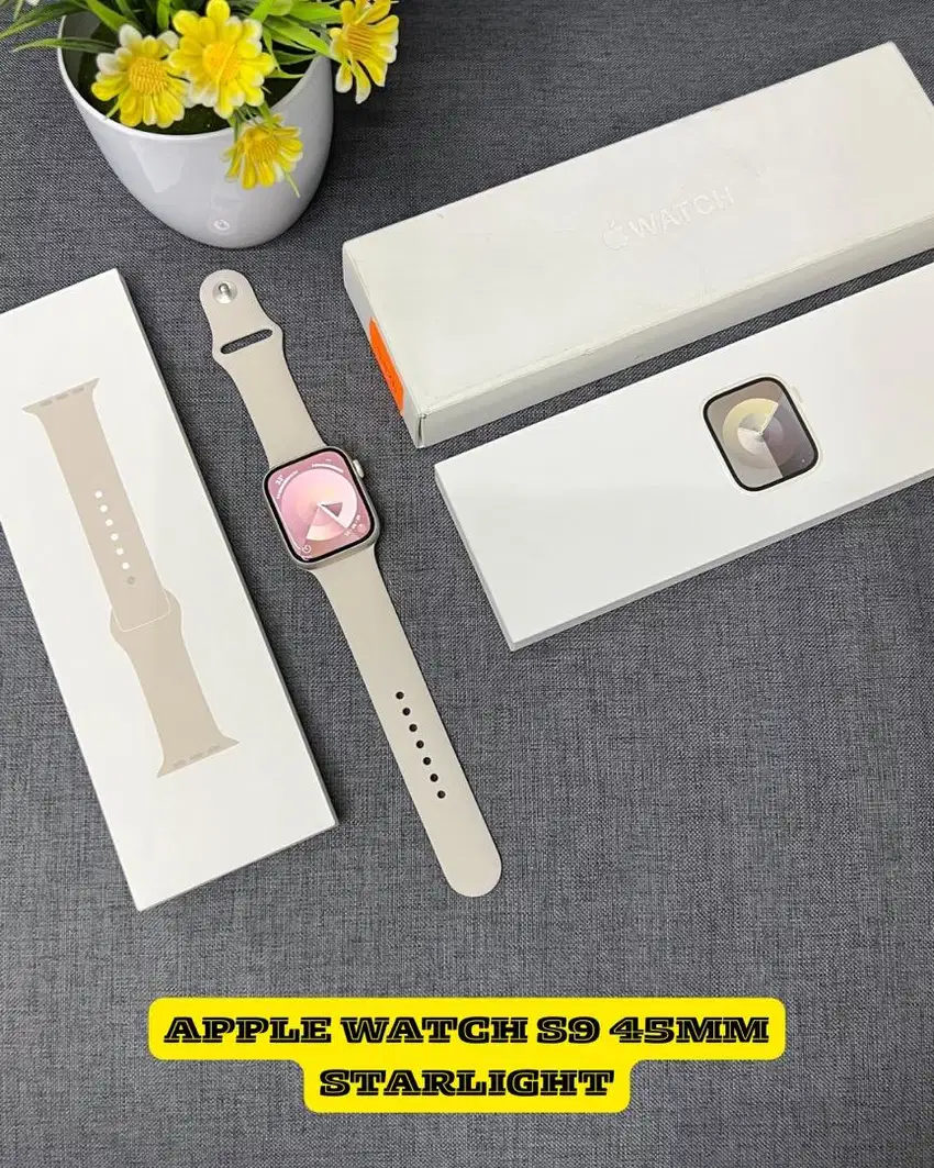 Apple watch s9 45mm starlight