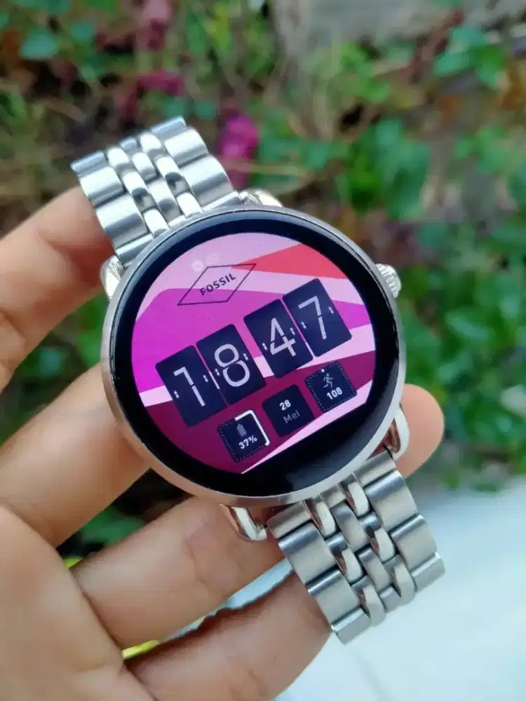 FOSSIL Q Wander Silver Tone Stainless Steel ORIGINAL