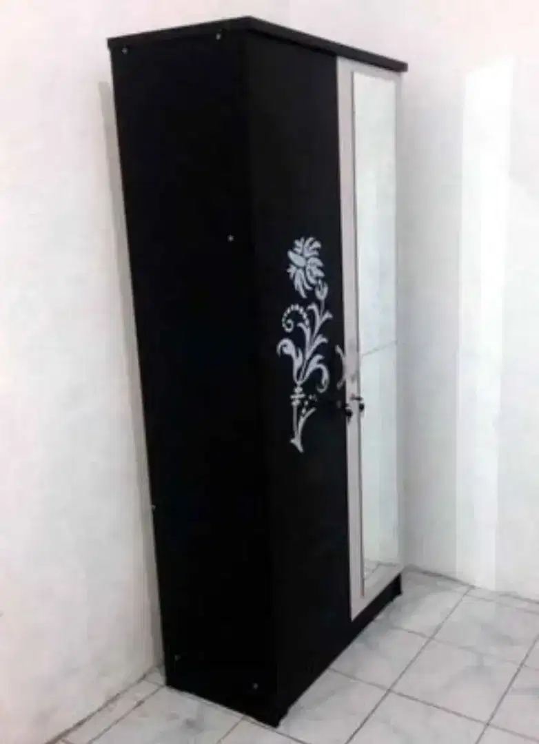 Lemari Pakaian 2 Pintu Cermin Double Naomi NA-1966