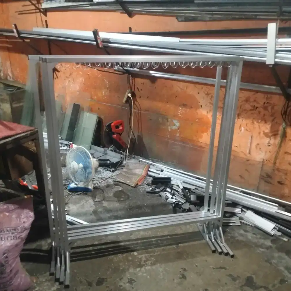 Jemuran aluminium baru