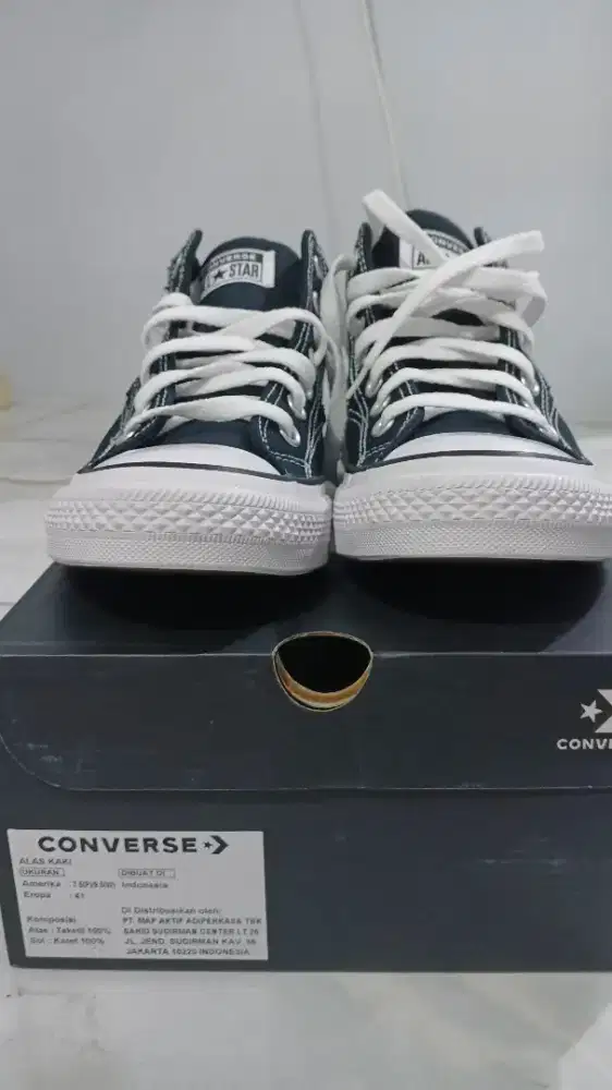 Sepatu Converse allstar Black White size 41