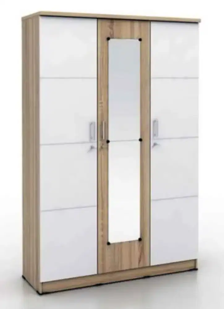 Lemari Pakaian 3 Pintu Metropolis Alba 3M LT