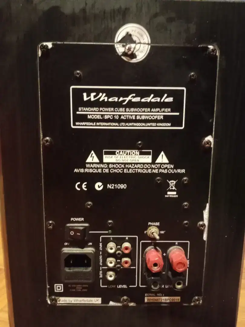subwoofer aktif 10 inc wharfedale cube