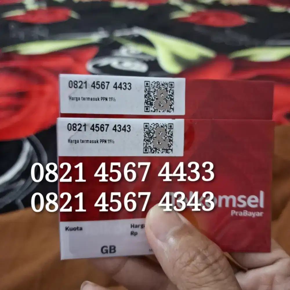 Urut naik nomor cantik