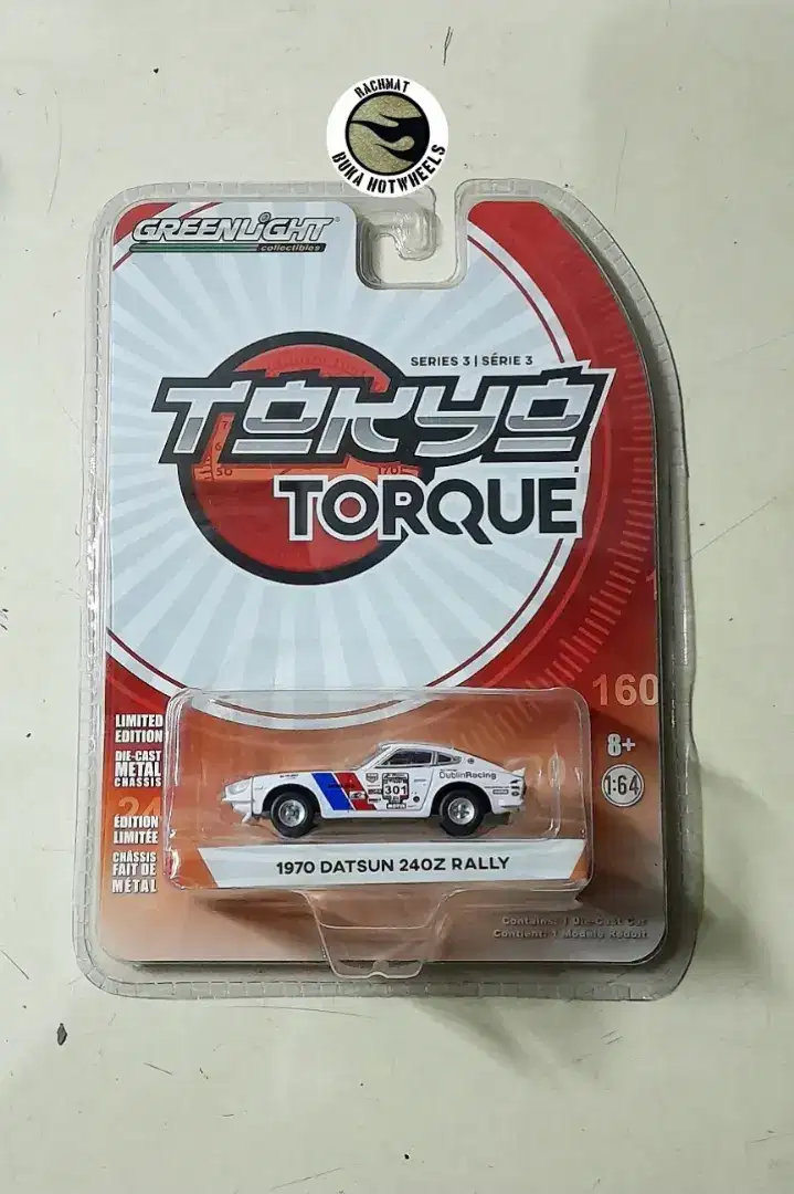Greenlight 1970 Datsun 240Z Rally Diecast RBH