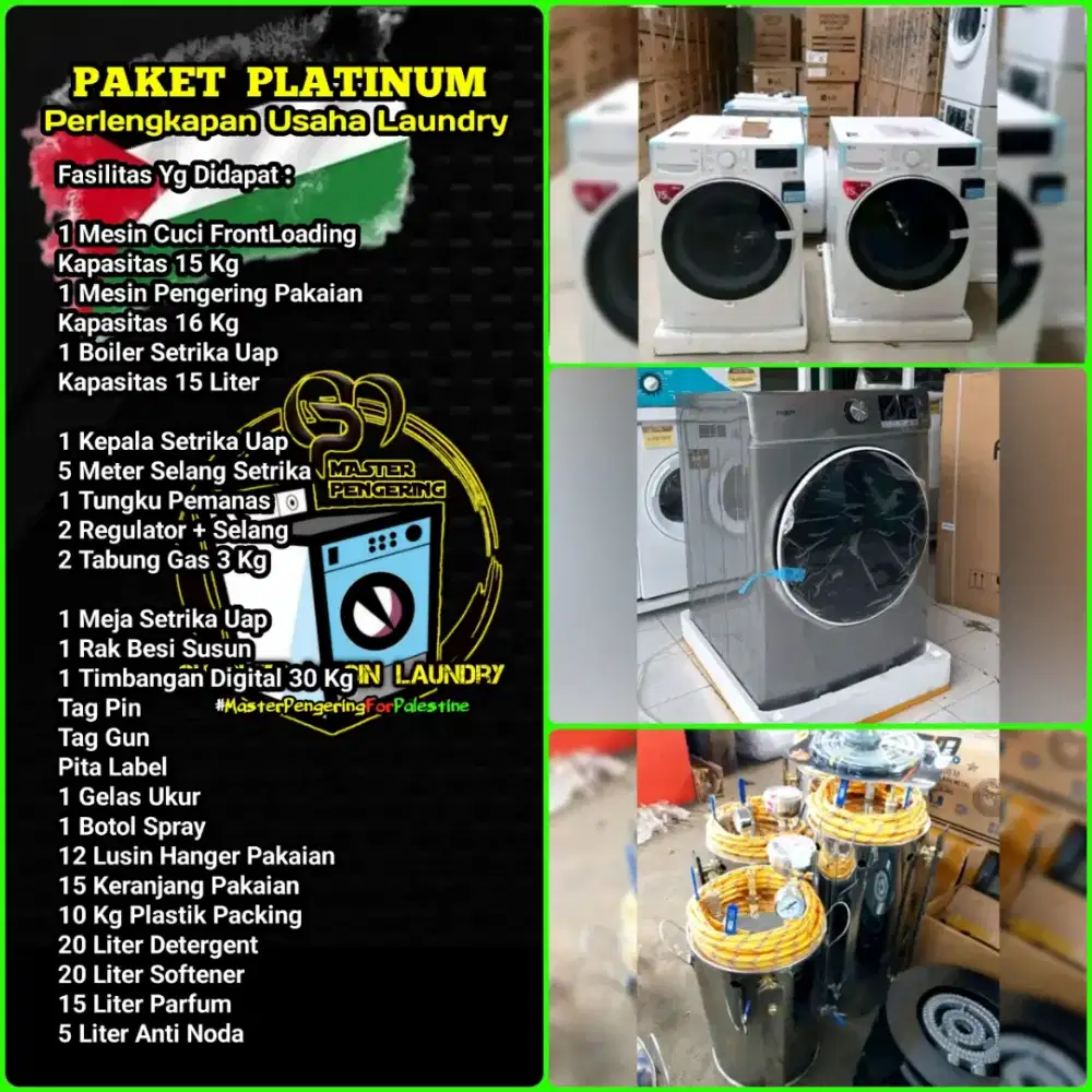 Mesin Laundry / Paket Lengkap Usaha Laundry